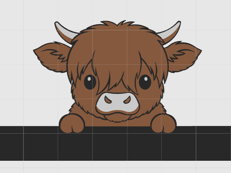 Highland Cow Camera Cover Laptop