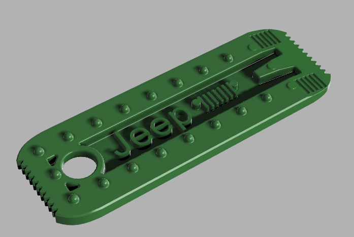Jeep OffRoad KeyChain