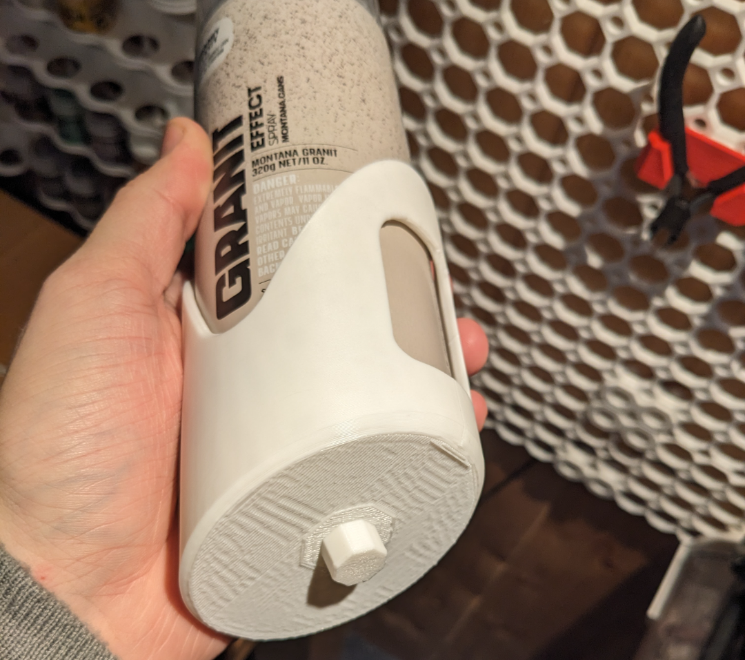 Multiboard Spray Can Holder Pushfits