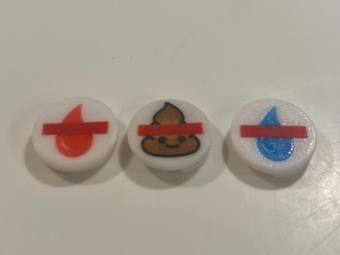 Running or Cycling Racing bib pins buttons