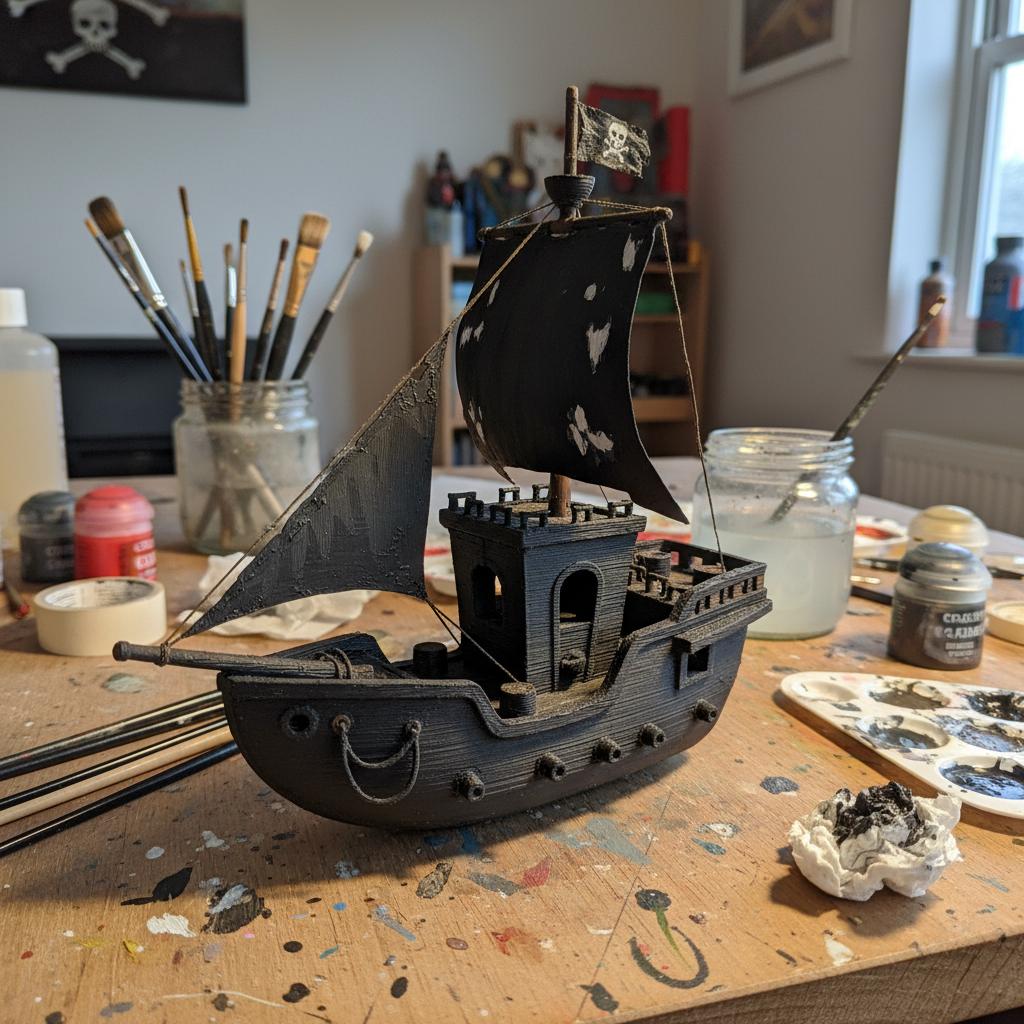 Benchy Black Pearl: sail seas of filament & fear