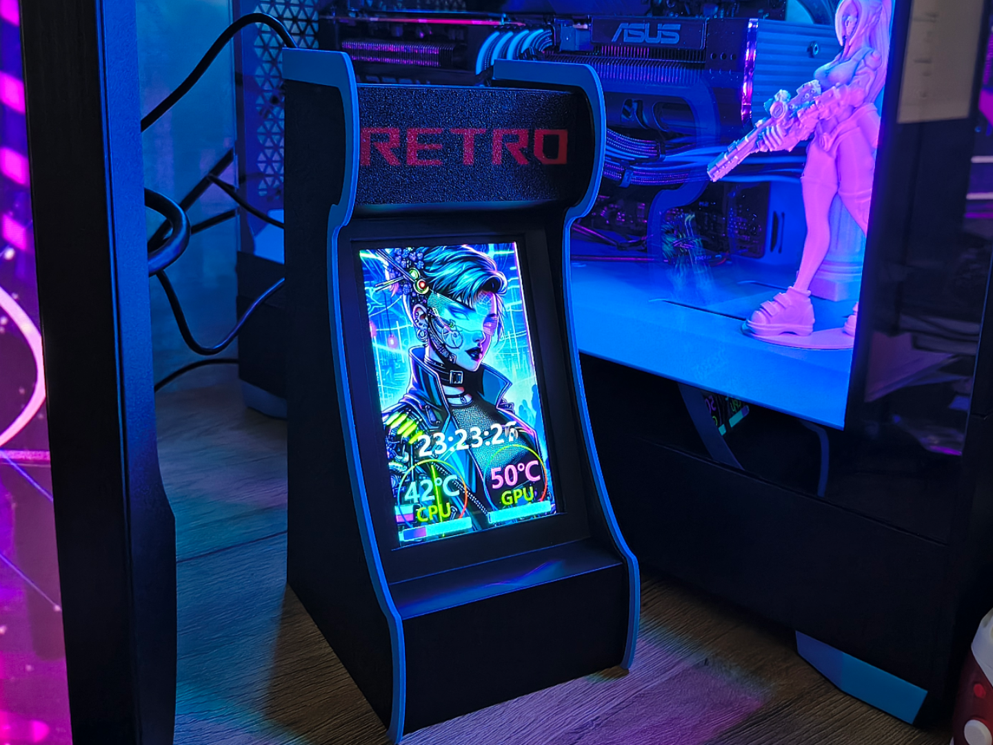 Mini Arcade Pc Monitoring