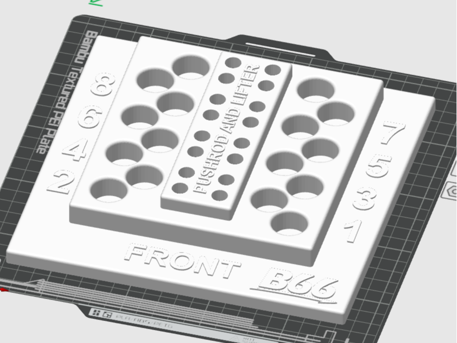 LS lifter and pushrod tray