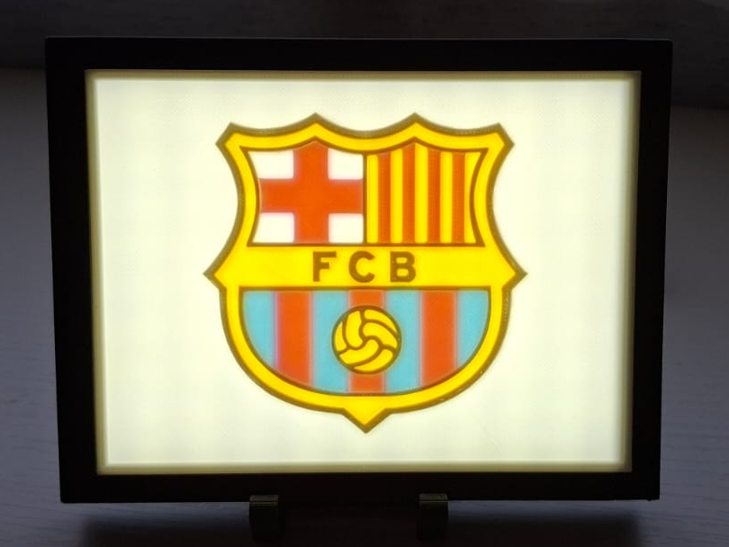 LITOFANIA ESCUDO F.C BARCELONA