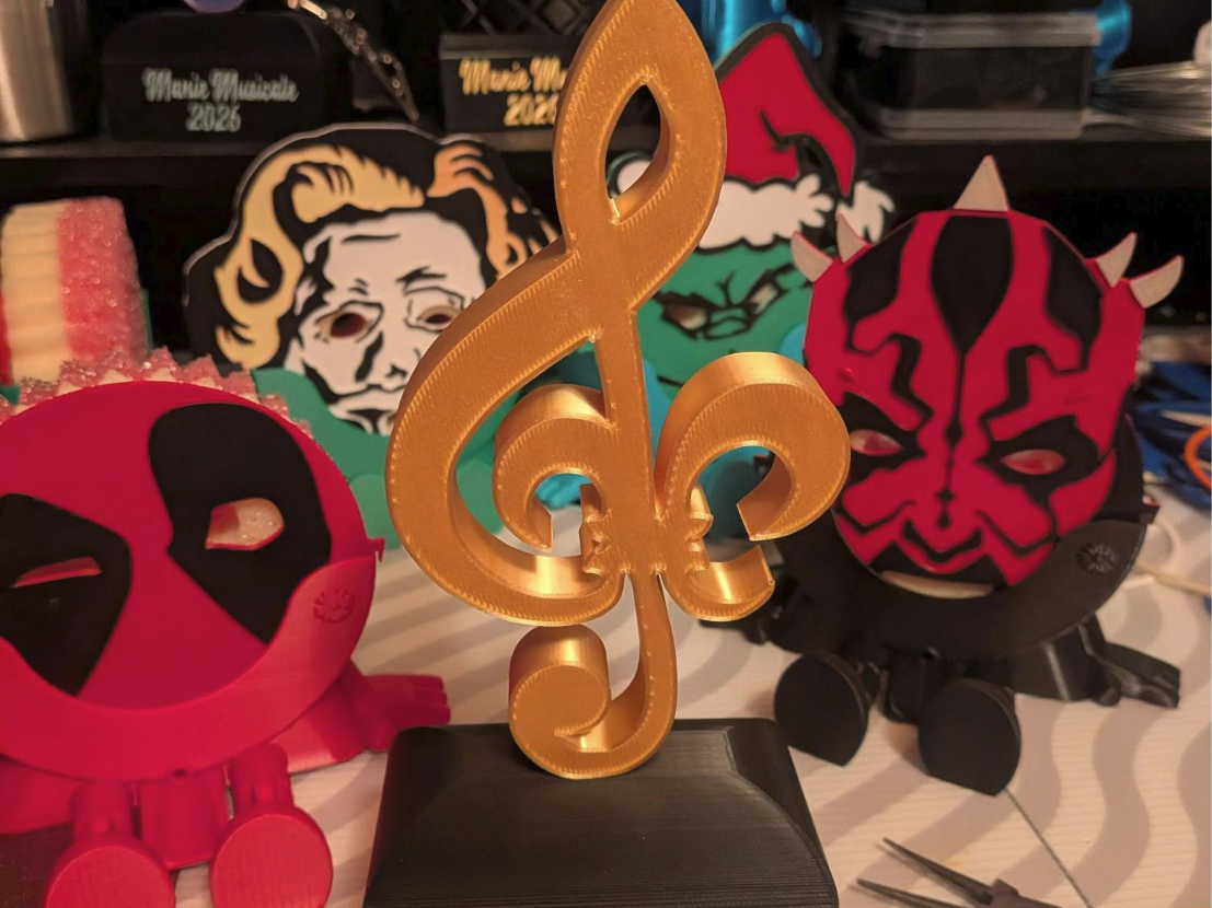trophy for a french music contest