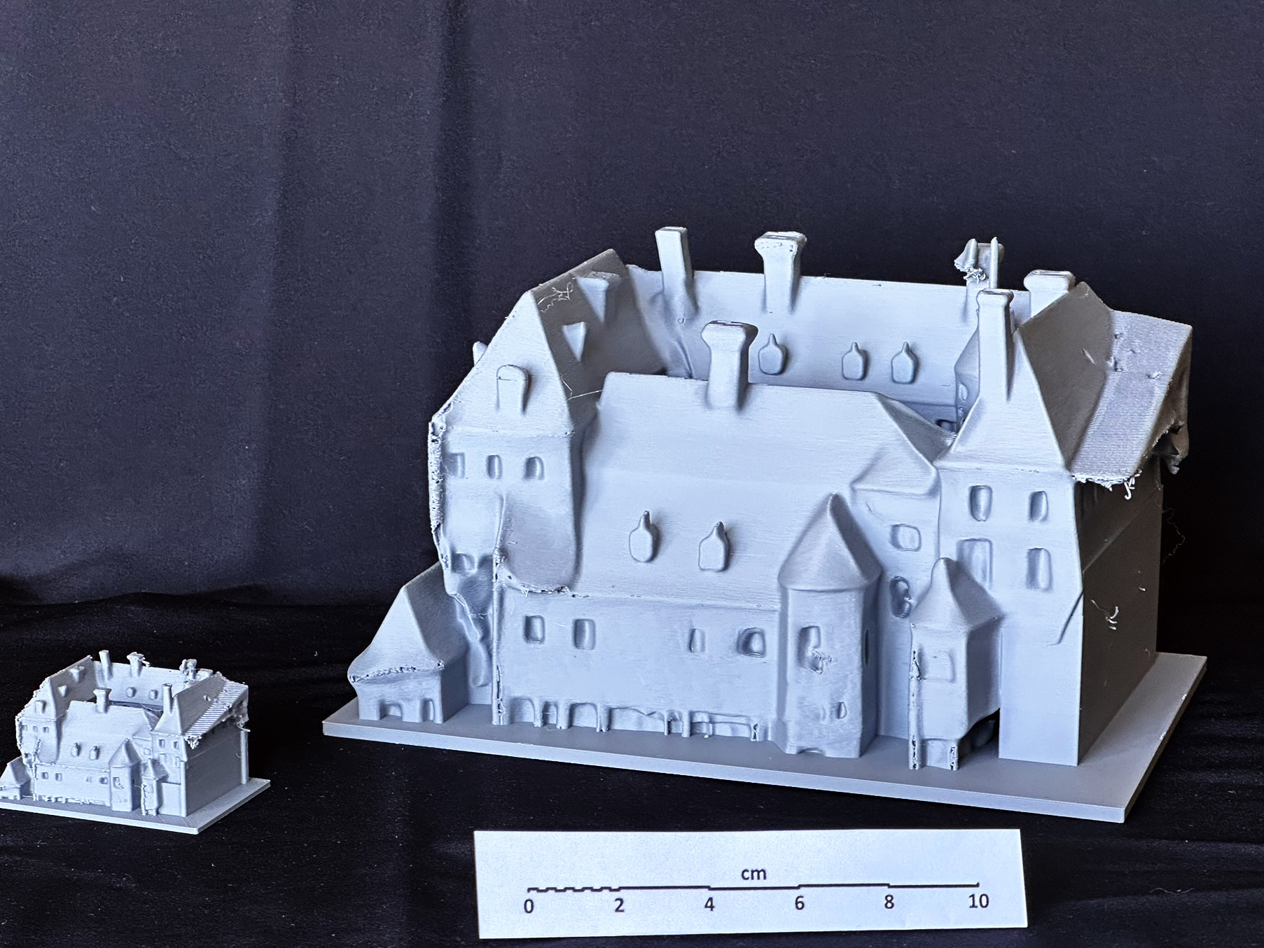 Projet 1725 : maquette de la Grande Boucherie XVI°