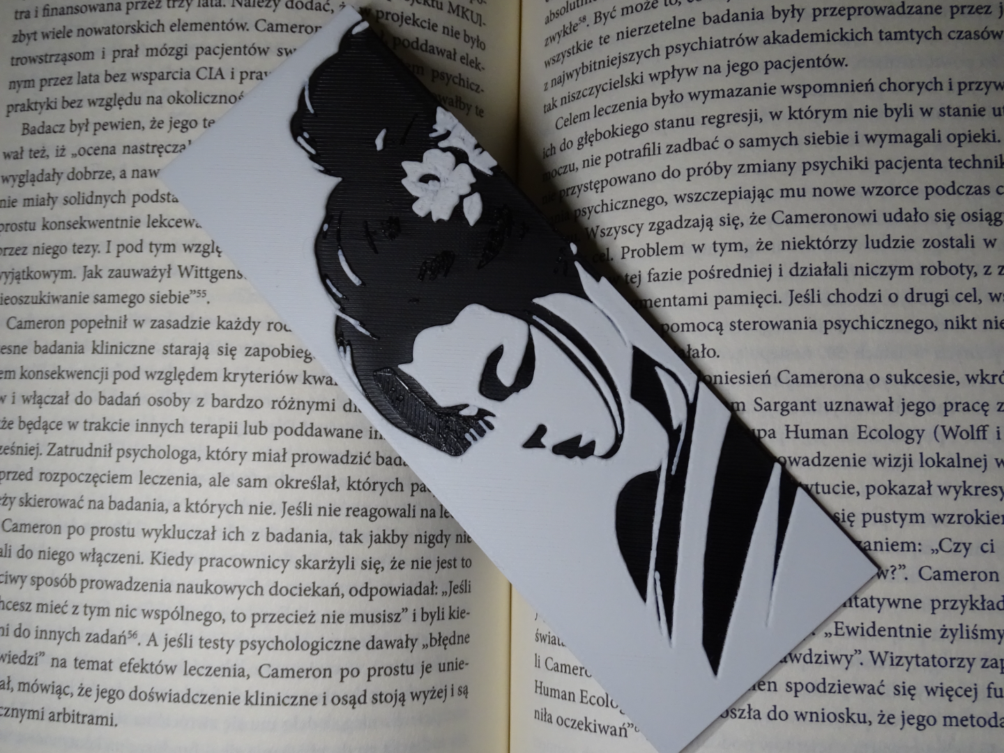 Japanese girl bookmark