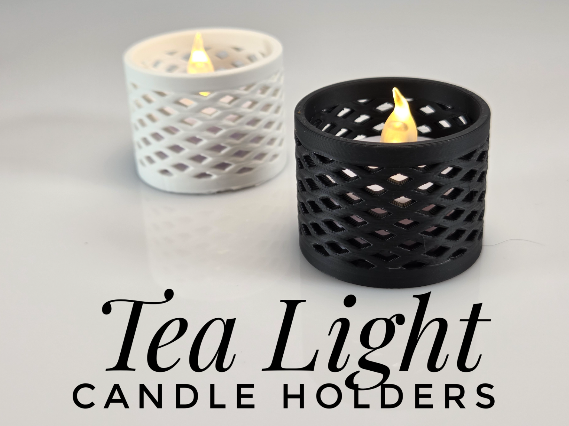 LED Tea Light Candle Holder