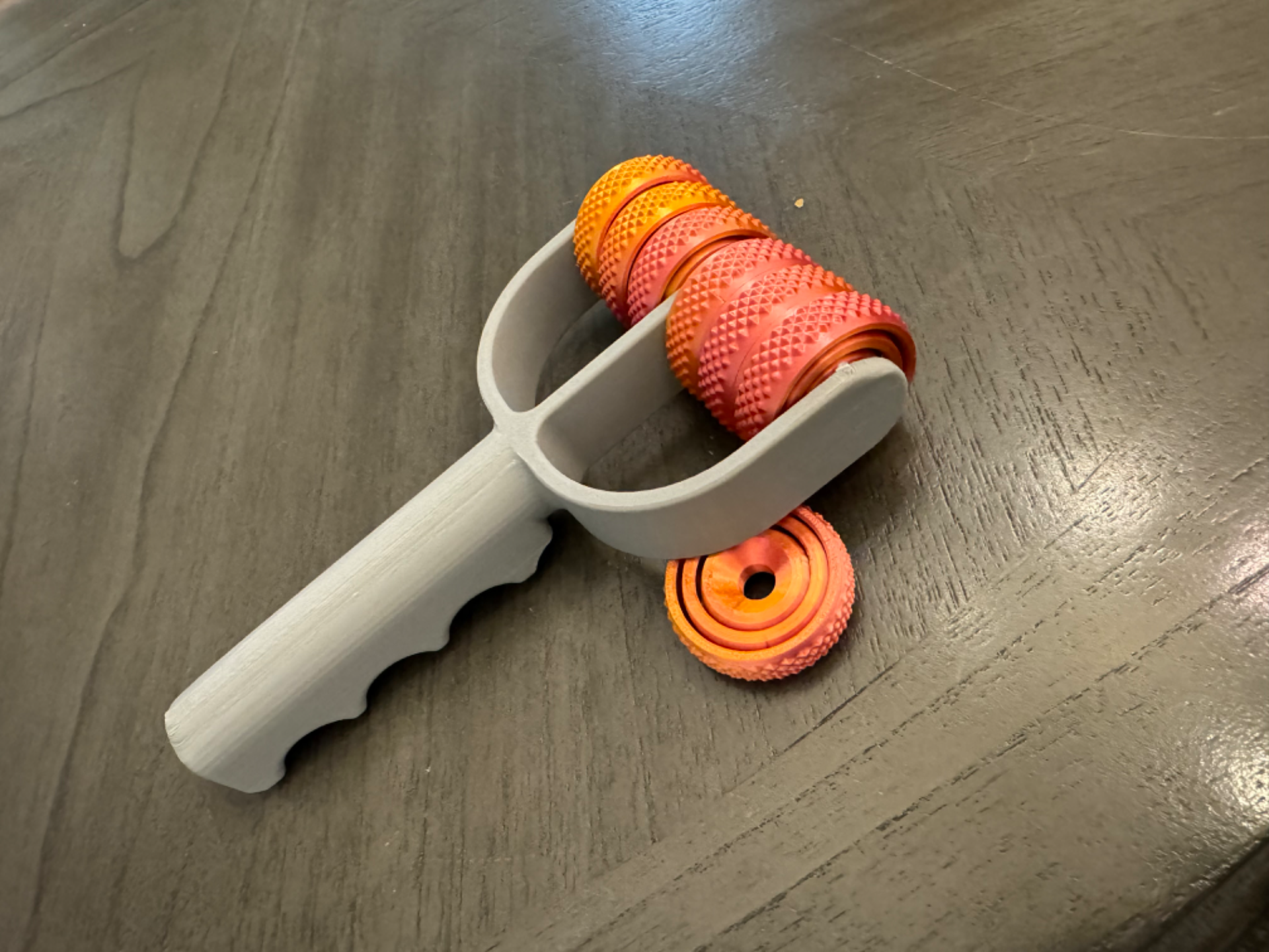 Massager with Gyro Fidget Spinners