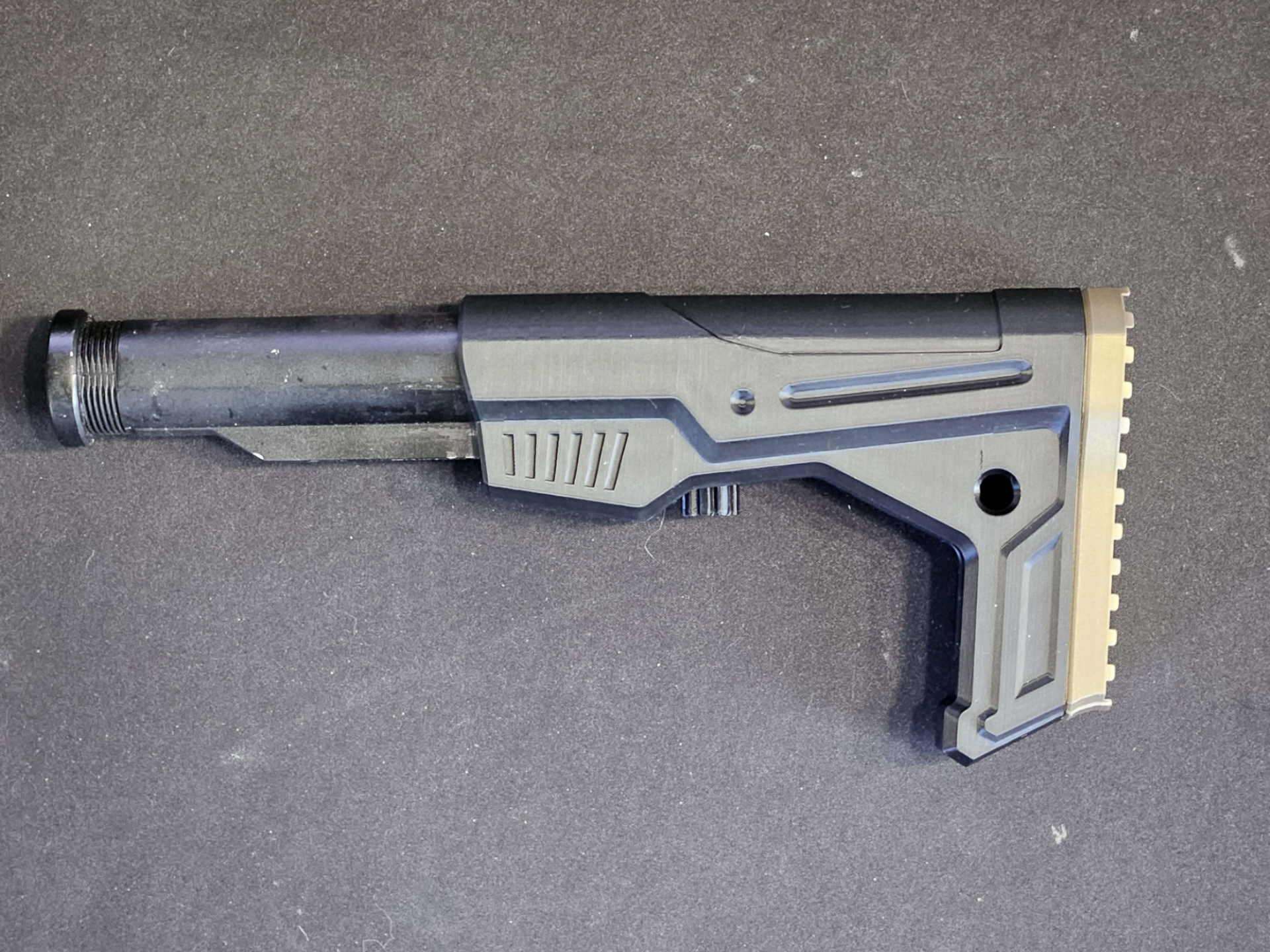 Custom ANCHOR Airsoft Stock for buffer tubes