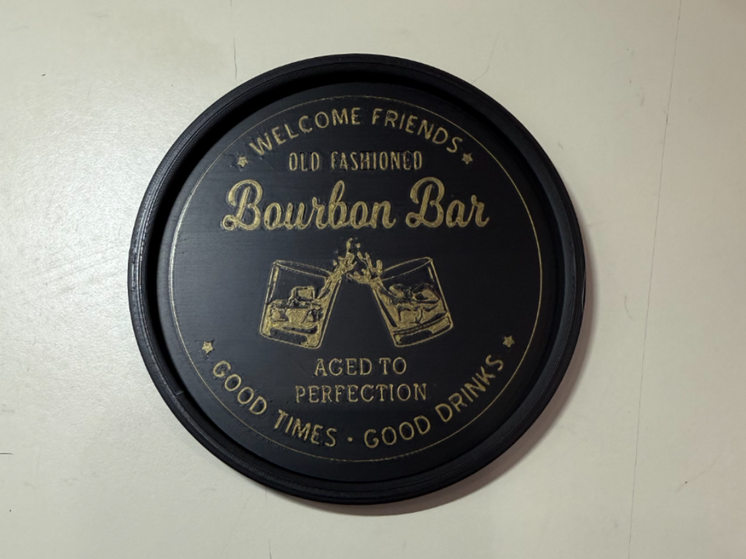 Boubon Bar Coaster