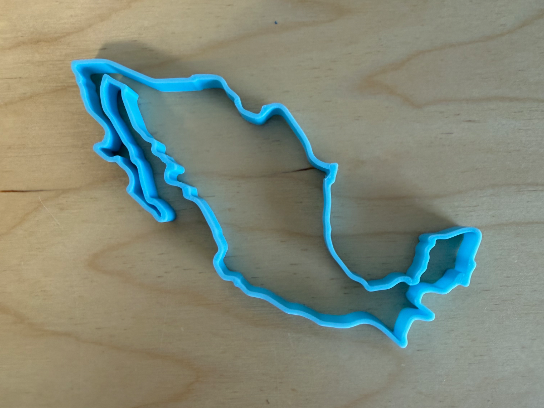 Mexico country outline