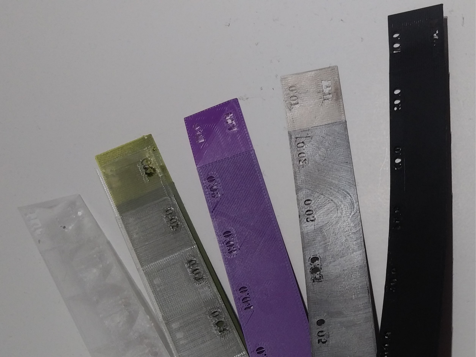 Testing Thickness Flexibility of Filaments.