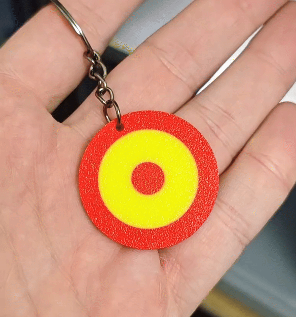 Spanish air and space army keychain