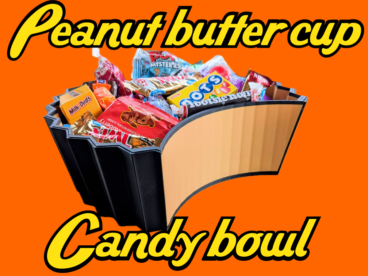 Peanut Butter Cup Candy Bowl - Halloween