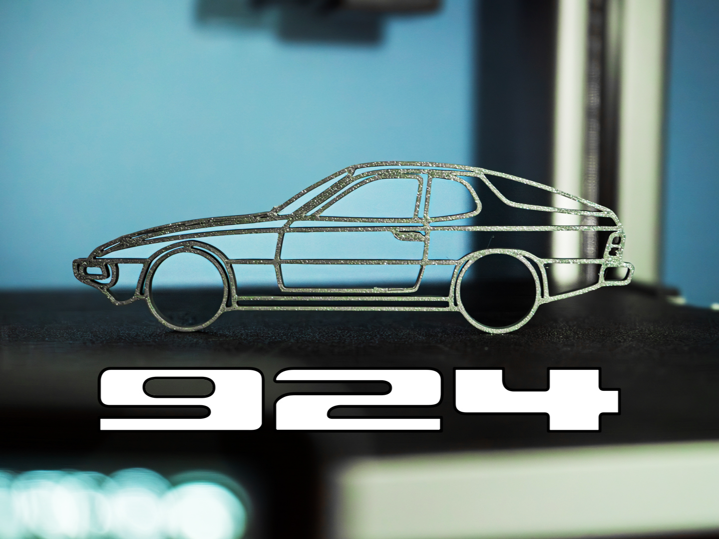 Porsche 924 silhouette (two versions)