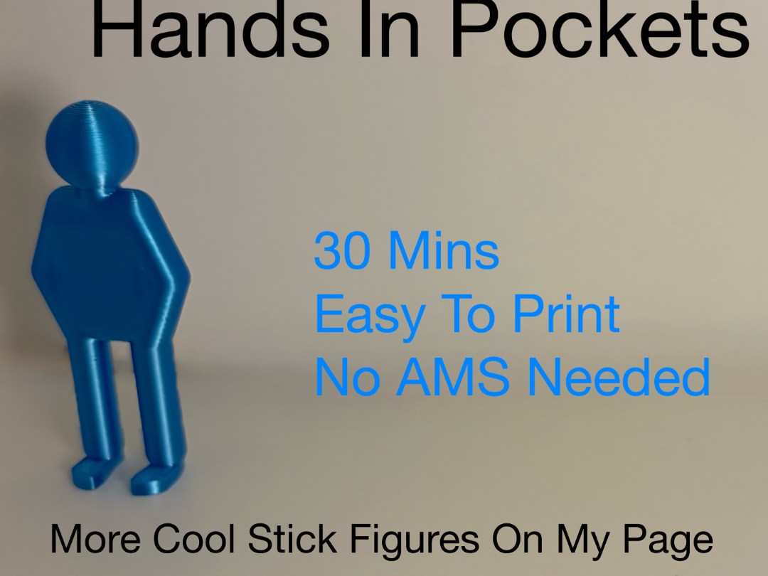 Stick Figure - Every Day Life - Hands in Pockets