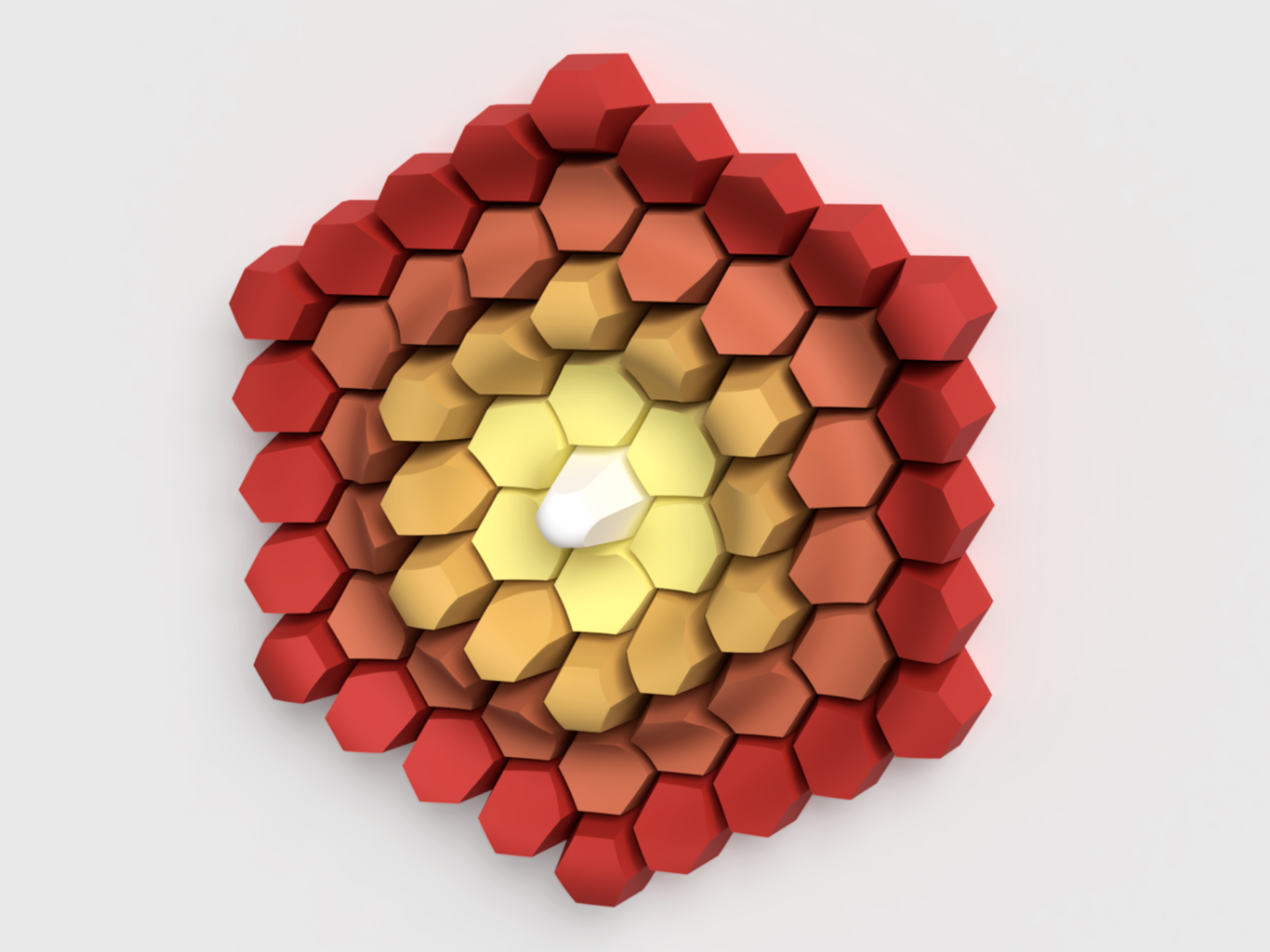 Wall Art: Hexagon Splash