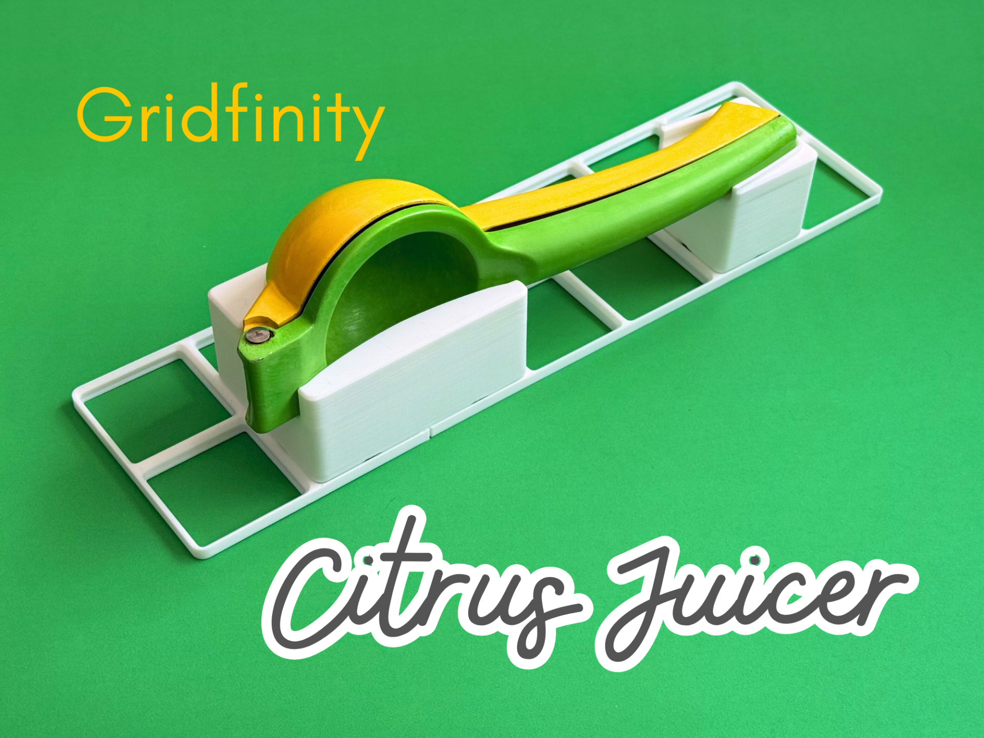 Gridfinity for citrus juicer