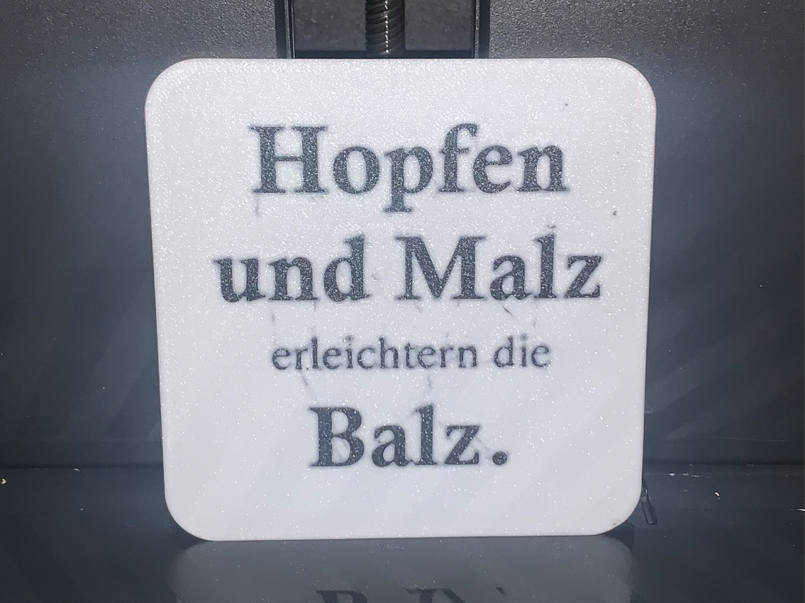 Bierdeckel Hopfen und Malz