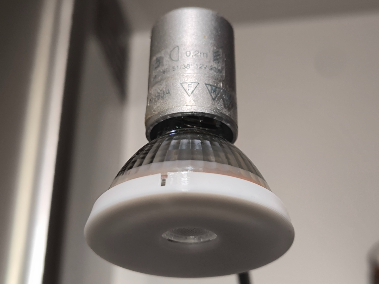Bulb diffuser&shader open mount MR16 GU5.3,10sizes