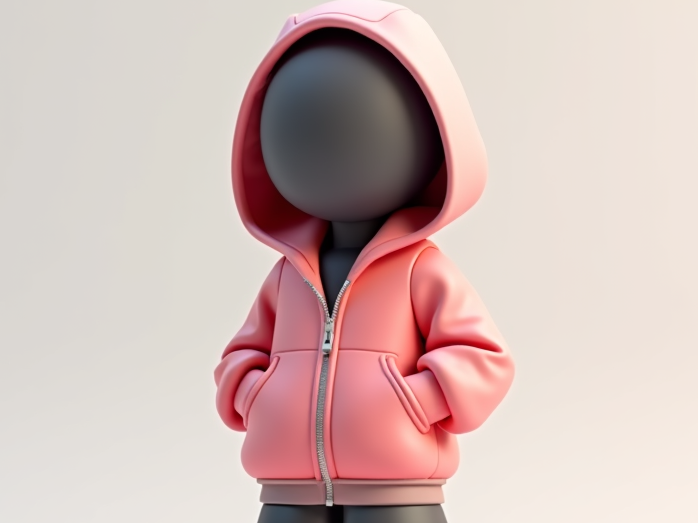 Mystérieux enfant à Capuche fille