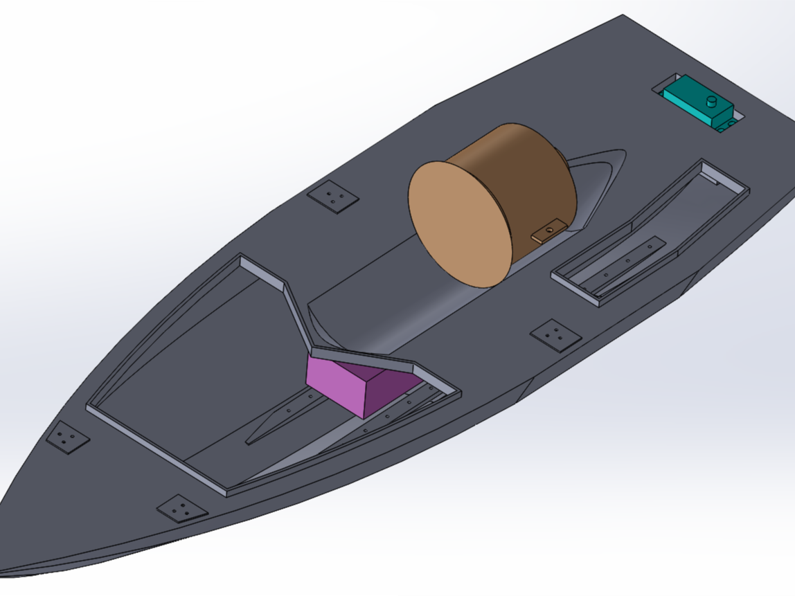 Bateau RC à turbine