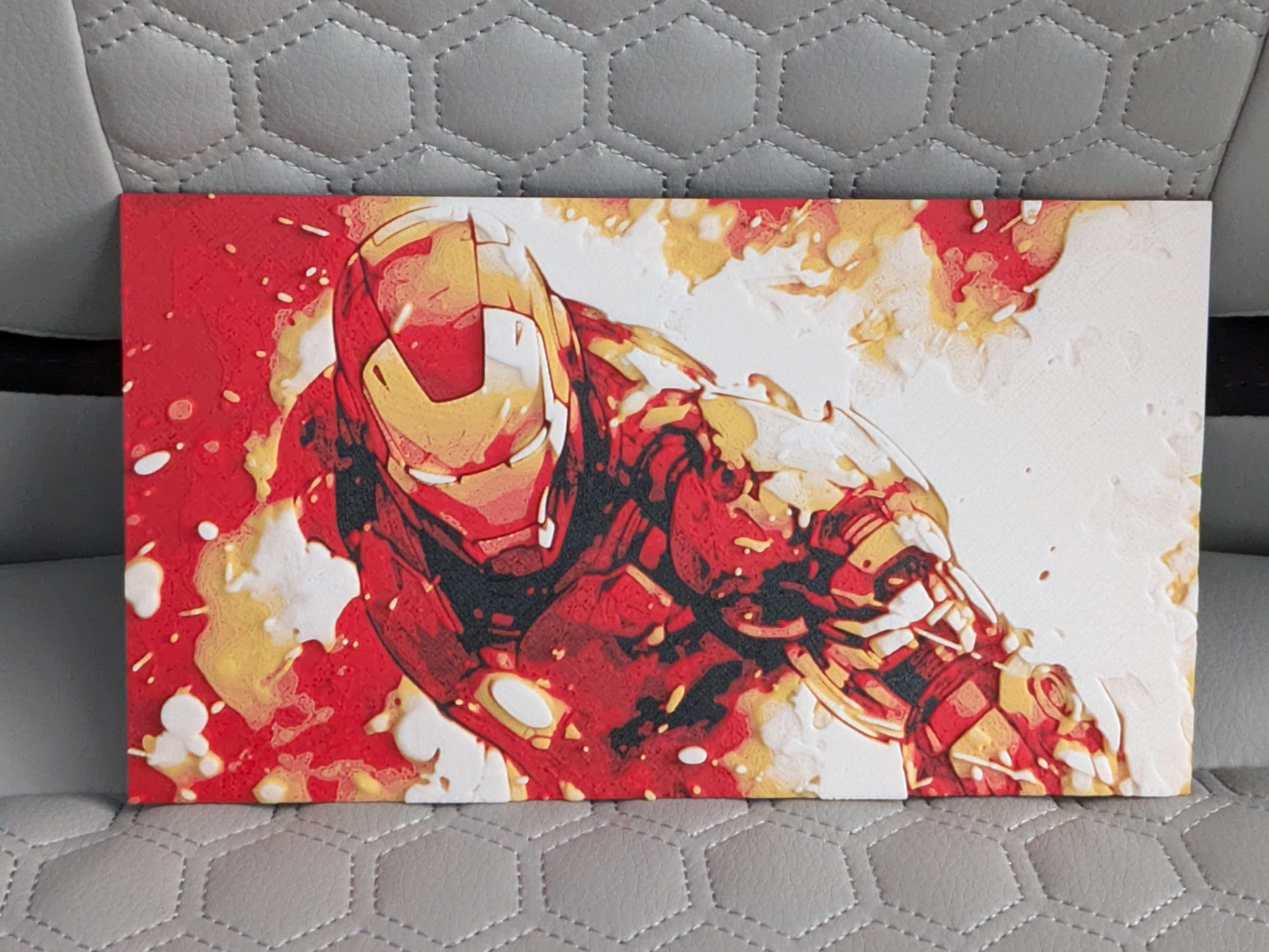Ironman in explosion - Hueforge