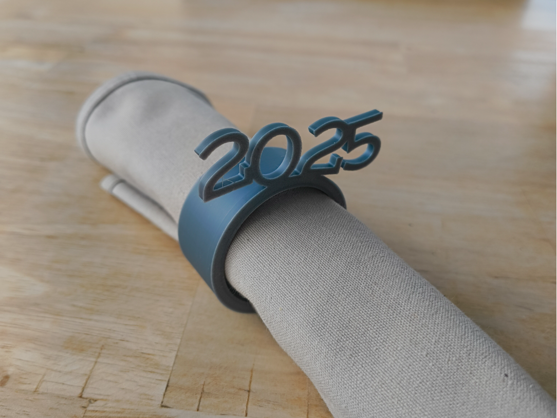 Napkin ring Happy new year 2025!