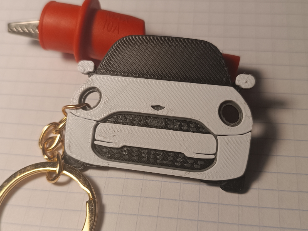 Mini Cooper IV (2023) keychain