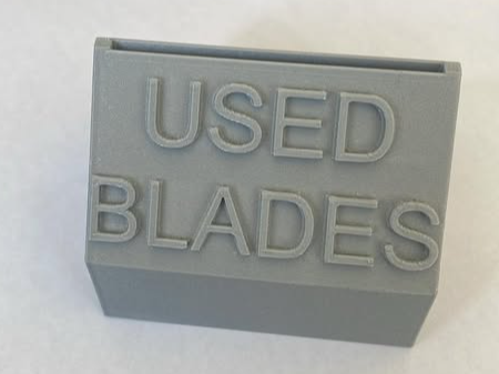 Blade Disposal. No Support, Single Part