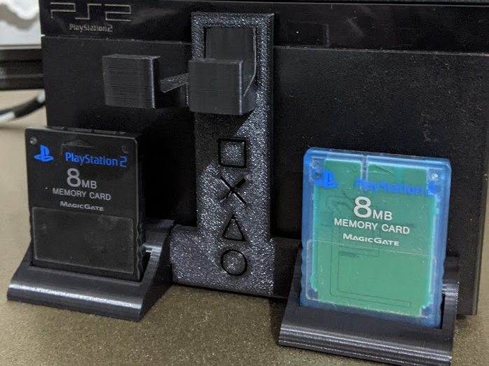 Playstation Ps2 slim vertical stand pad memorycard
