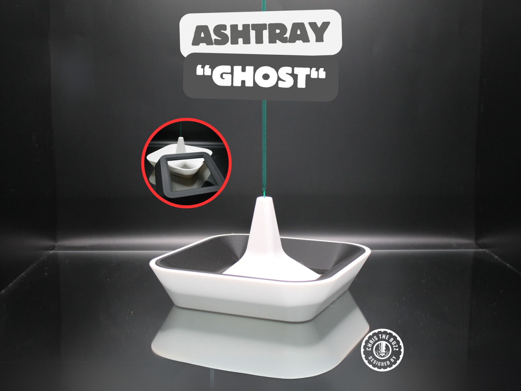 "Ghost" Ashtray – Ash Disappears, You Just Enjoy