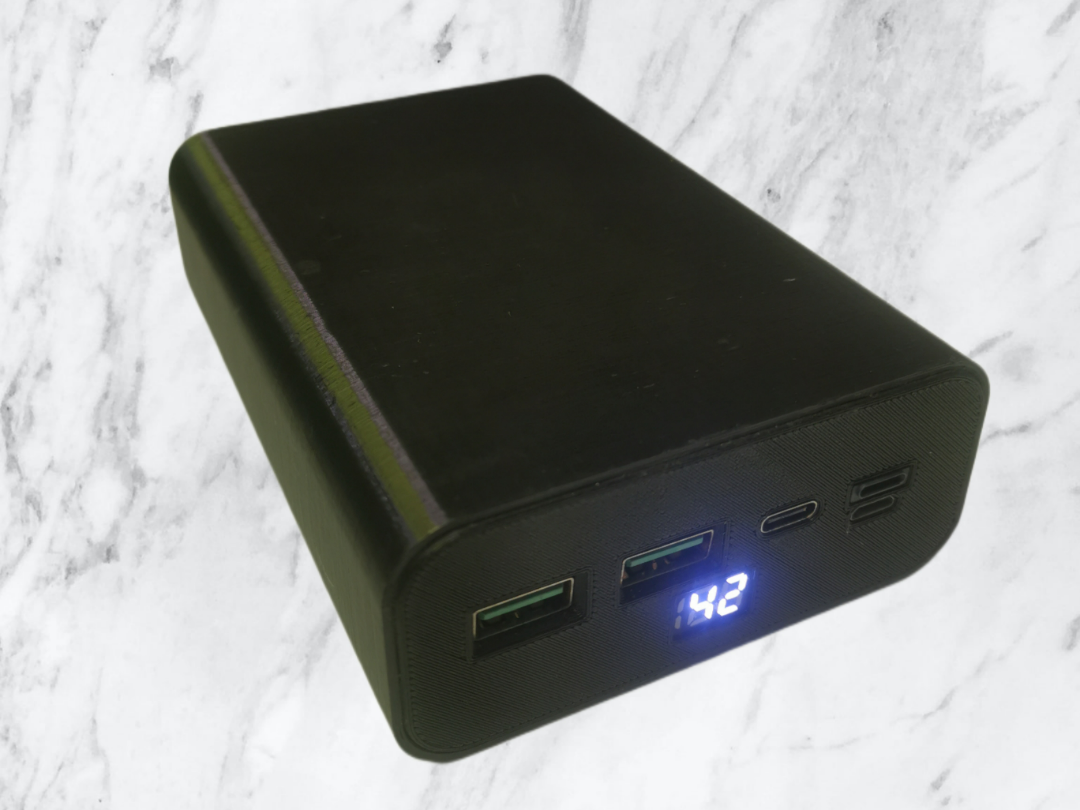 Powerbank 4 x 21700 li-ion 22.5W module 1s4p