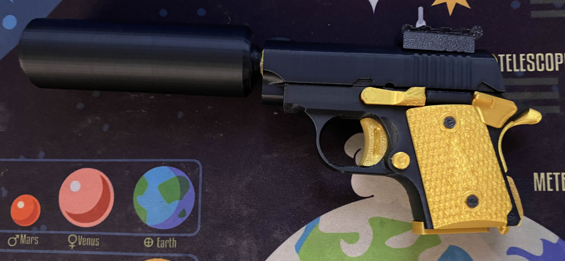Mini M1911 Fidget Toy