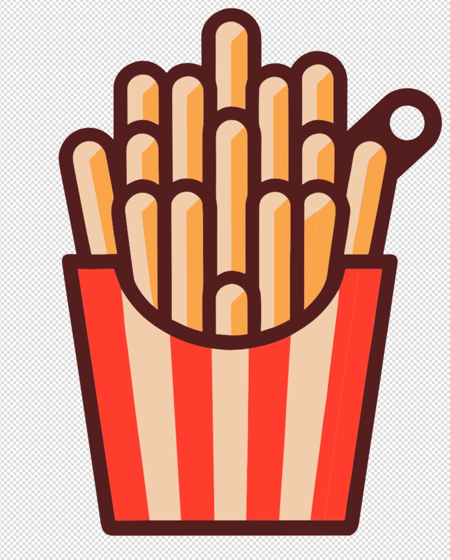 frites keychain