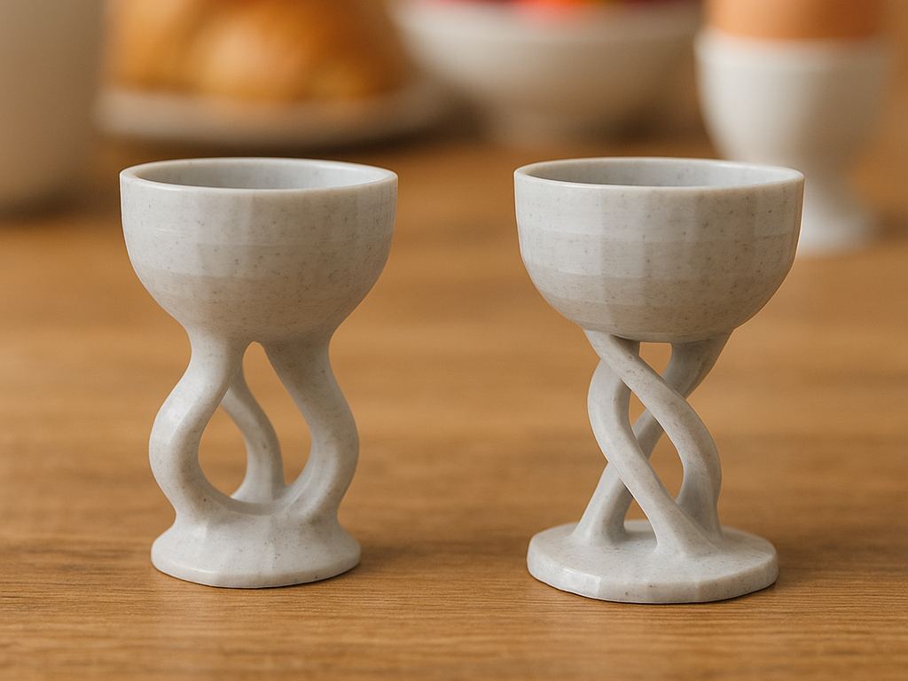 Eierbecher Spiral-Design