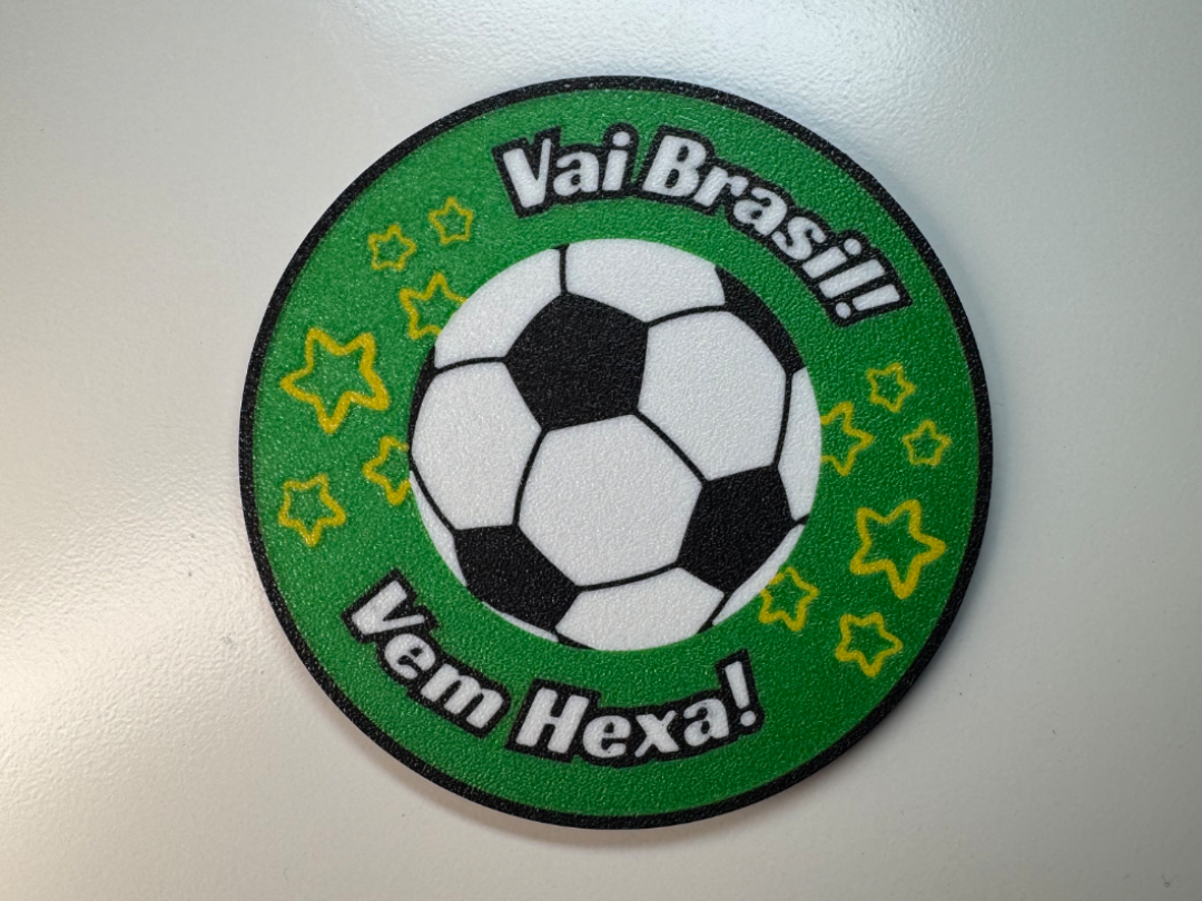 Vai Brasil! Vem Hexa! Porta Copos