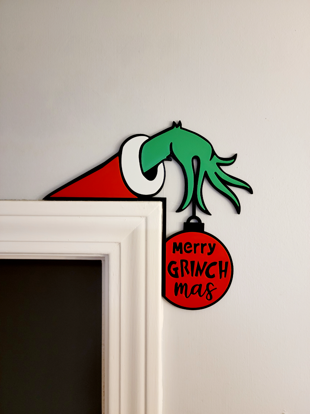 Merry Grinchmas Door Corner