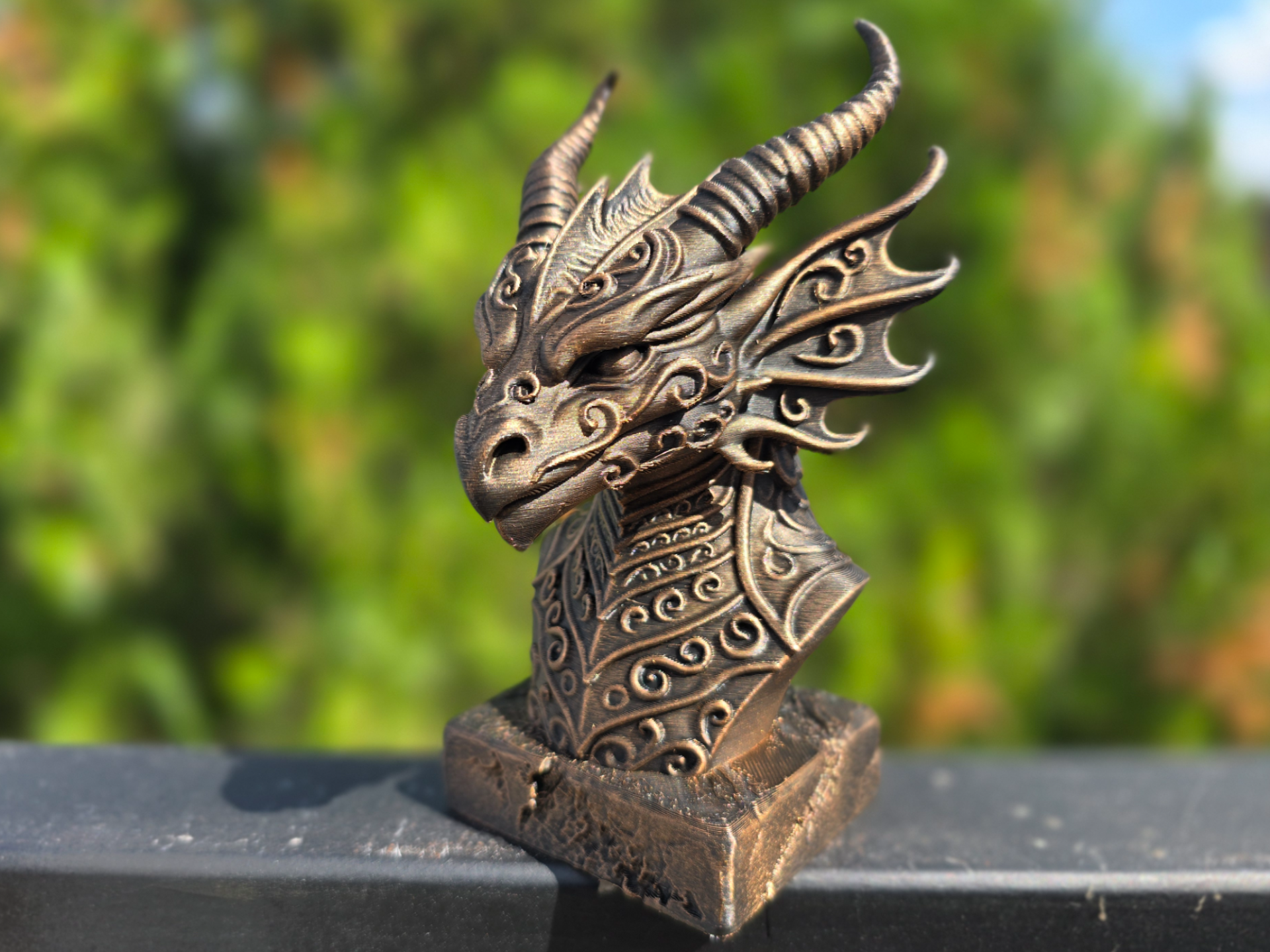 ORNAMNETAL DRAGON BUST