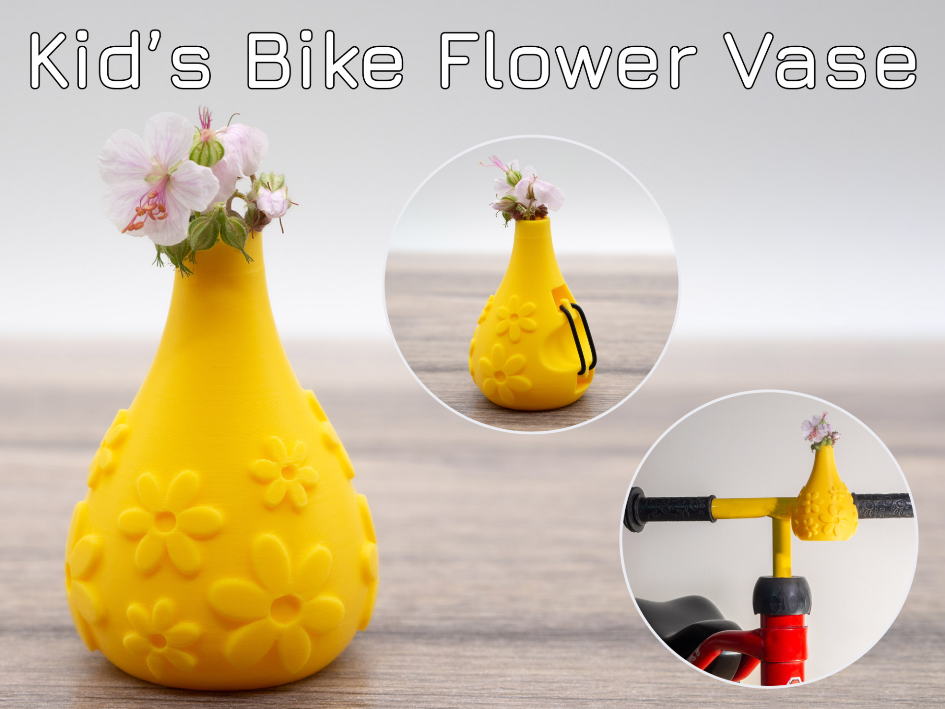 Kids Bike Flower Vase