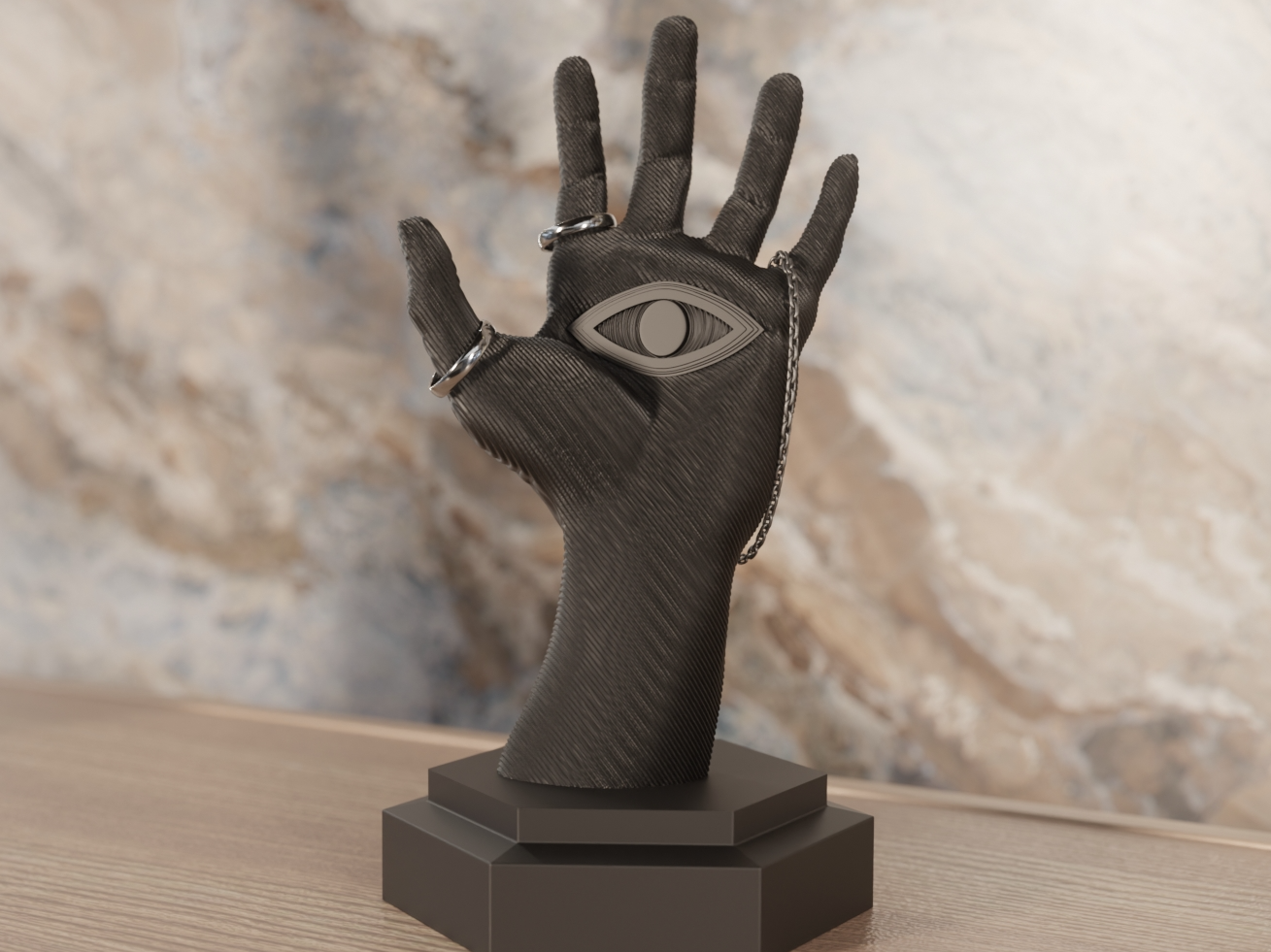 Vision Hand Jewelry Holder & Sculpture
