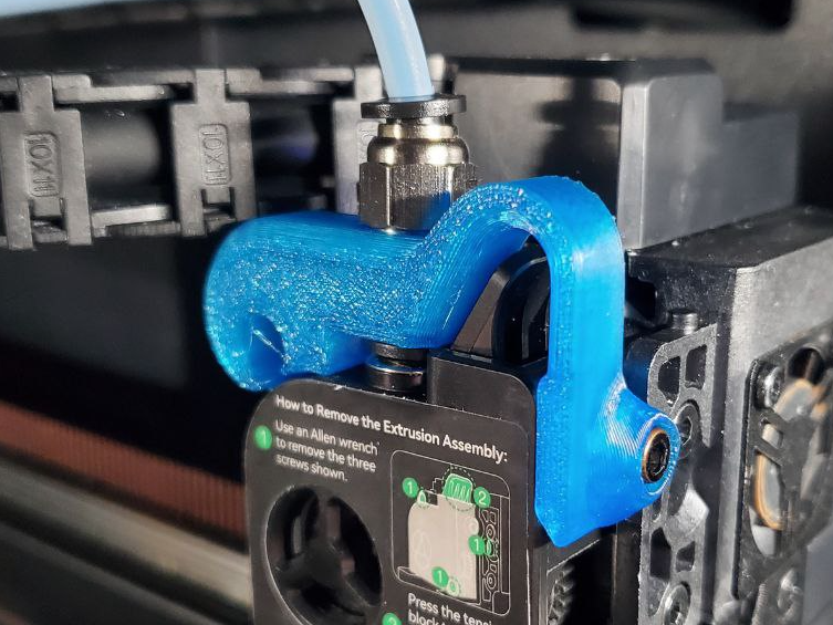 Bowden Tube Retainer for K2 Plus Extruder