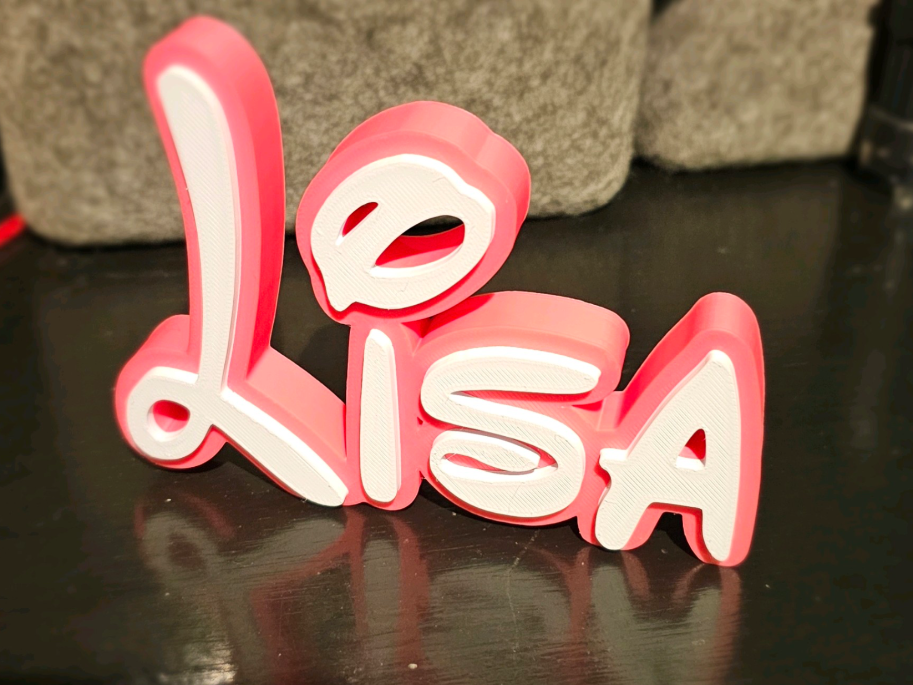 Disney Name Sign Lisa Kid Room Wall Decor Tag