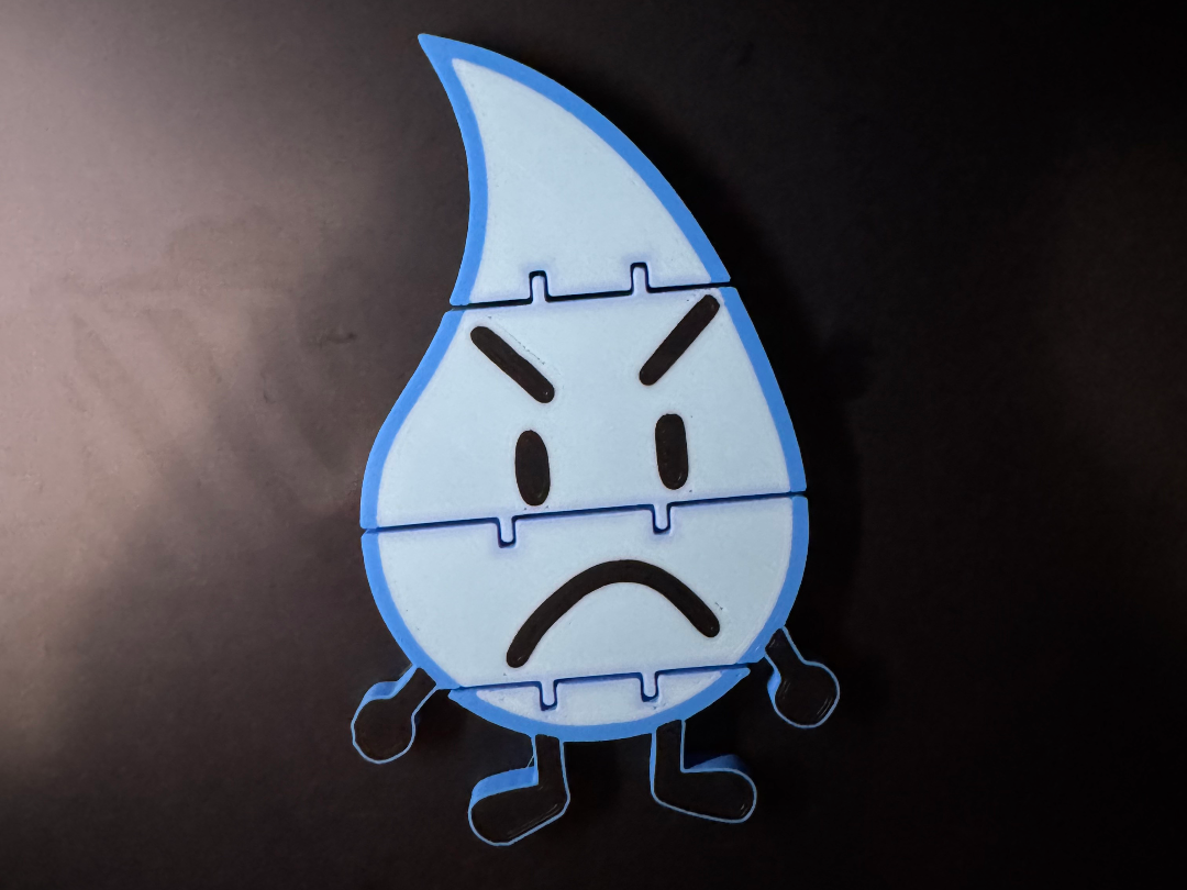 Teardrop BFDI Battle for Dream Island Flexi Toy