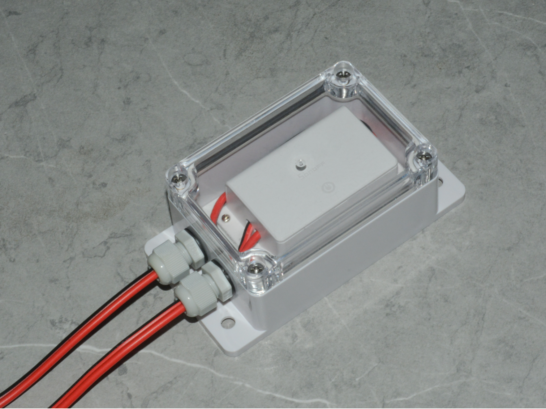 3D Printed Mount for SONOFF Basic Gen5 in IP66 Box