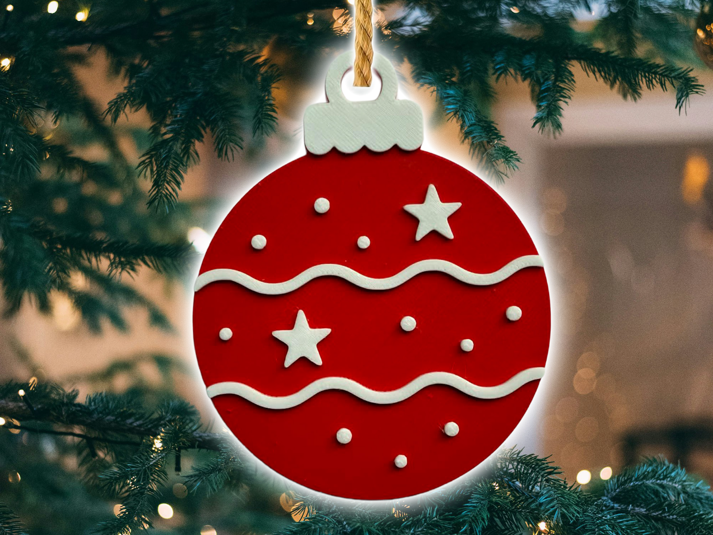 Christmas Starry Night Ball Ornament