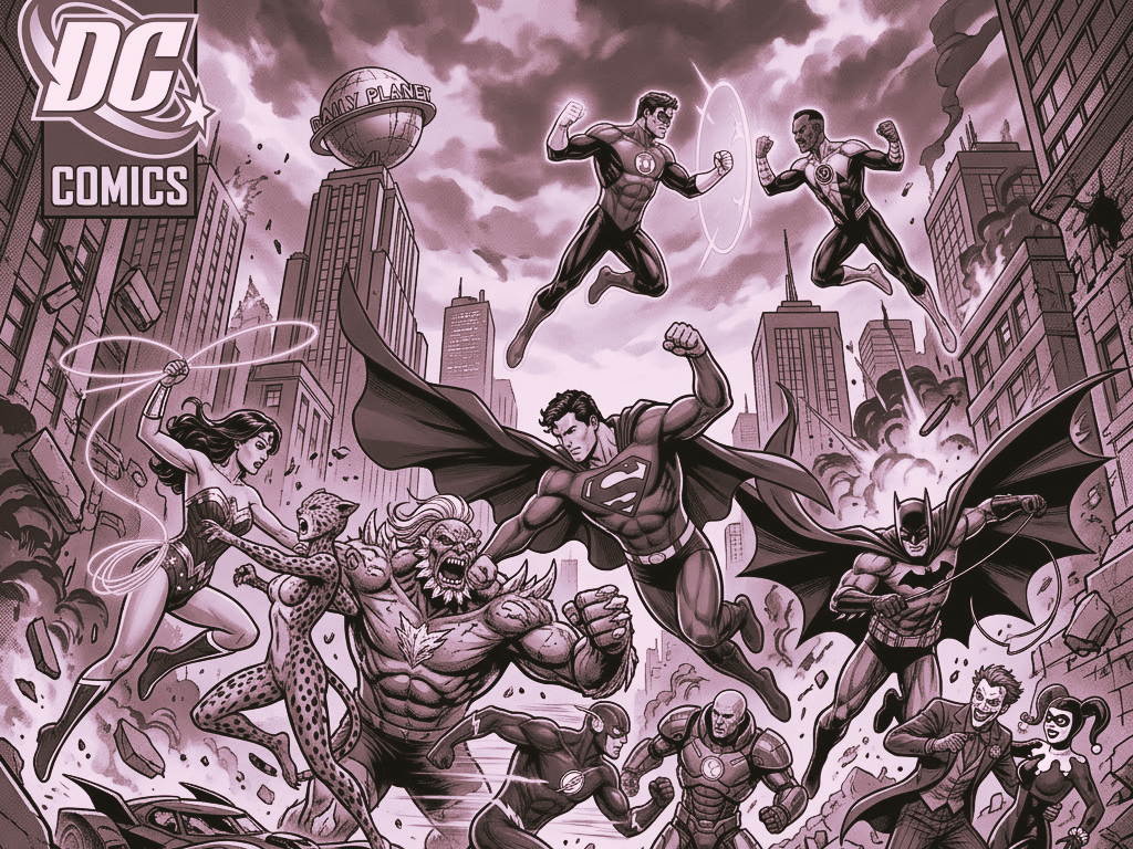 Hueforge DC comics