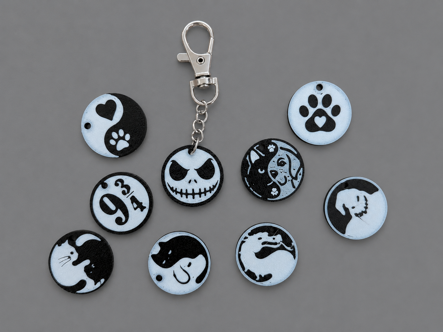 Shopping Cart Coin Keychains