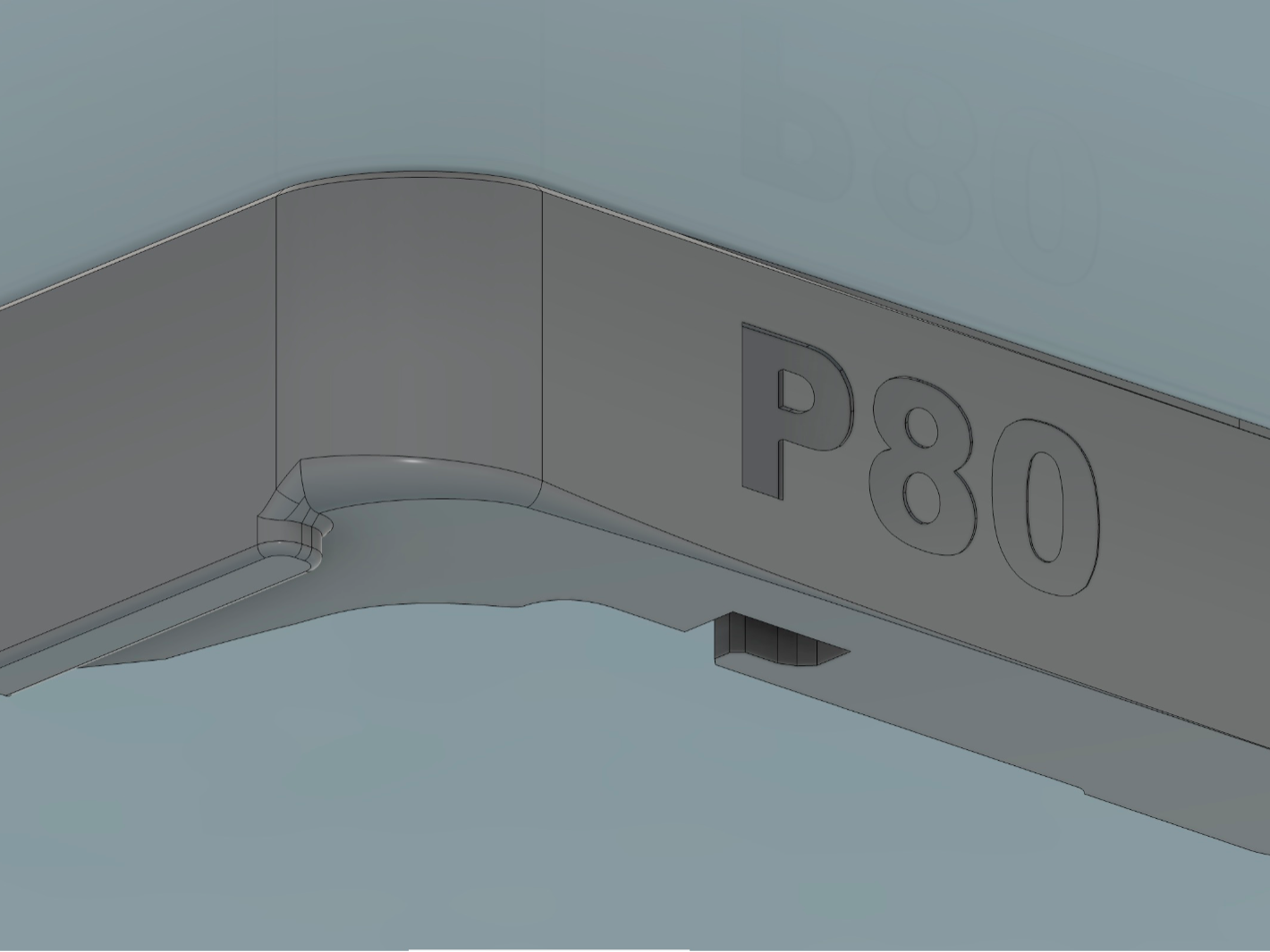 P80 G17 mag release - enhanced